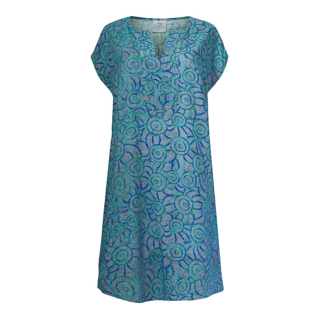 Bamboo Dress Aboriginal Art - Bush Tail Possum Dreaming