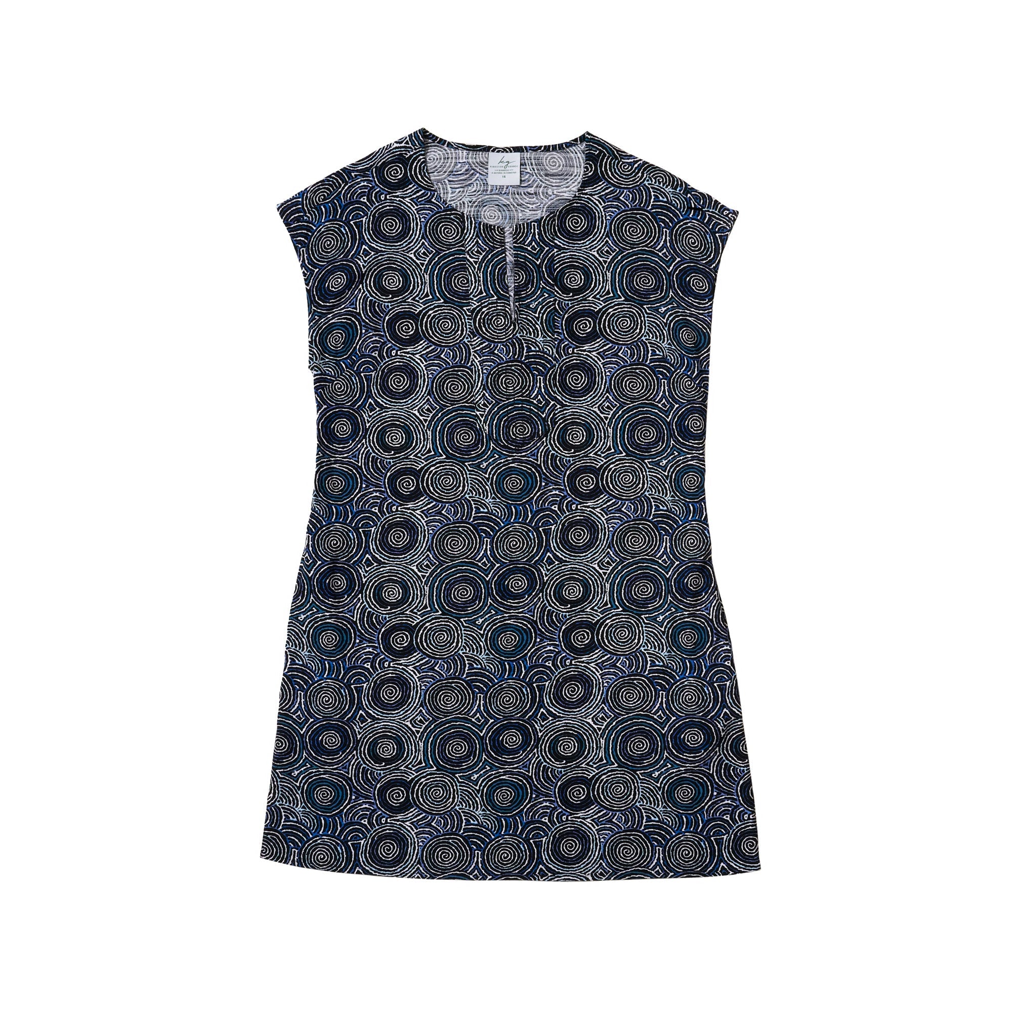 Bamboo Dress Aboriginal Art - Mina Mina