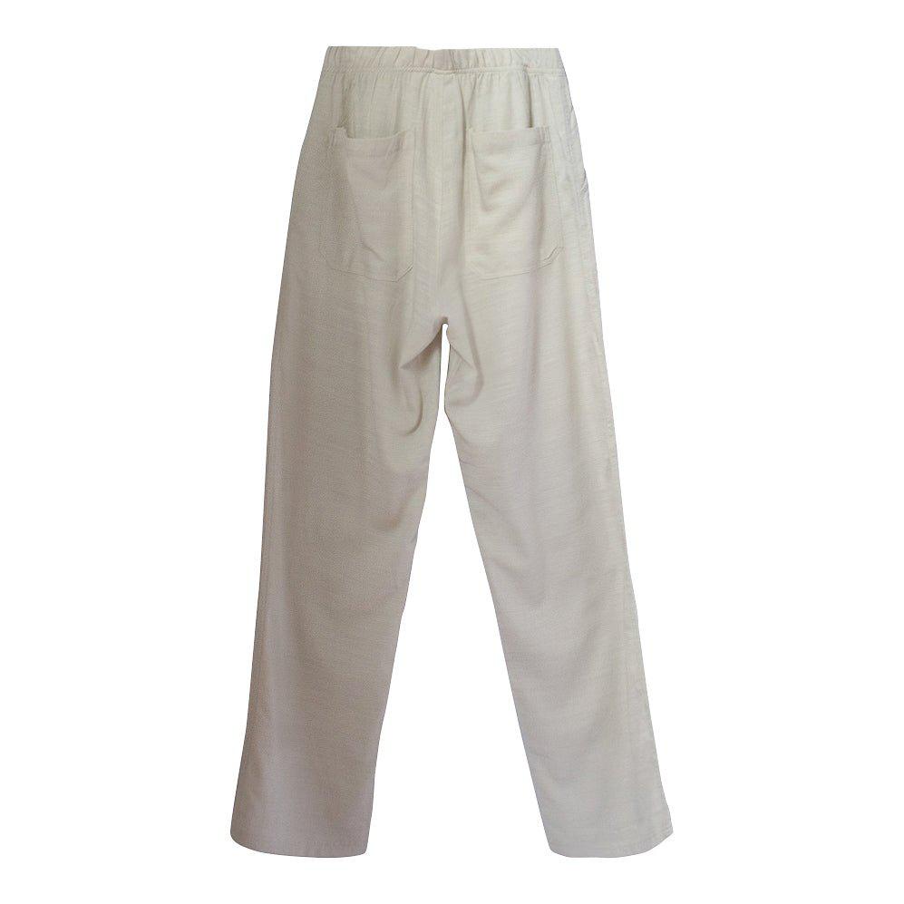 Bamboo Men's Beach Pants - Bone