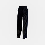 Bamboo Womens Beach Pants - Black Back View