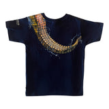 Crocodile Print T-Shirt - Blue