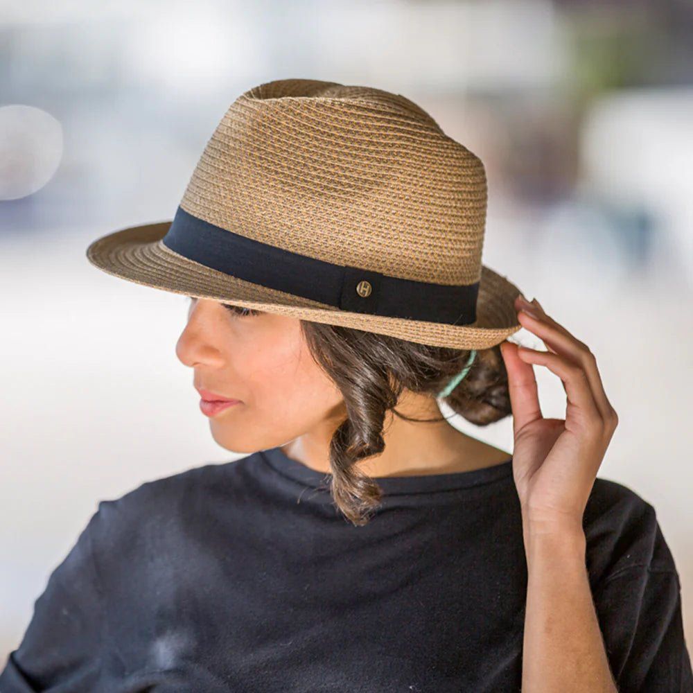 Resort Trilby Hat in Ivory or Caramel