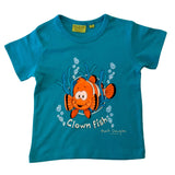 Clown Fish 'Nemo' Kids T-Shirt - Aquamarine