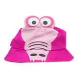 Girls Crocodile Bucket Hat - Pink