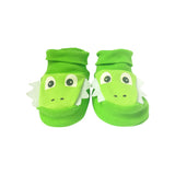 Crocodile Baby Hat and Booties Set