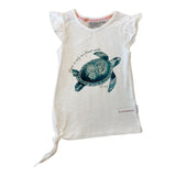 Green Turtle Souvenir T-Shirt - White