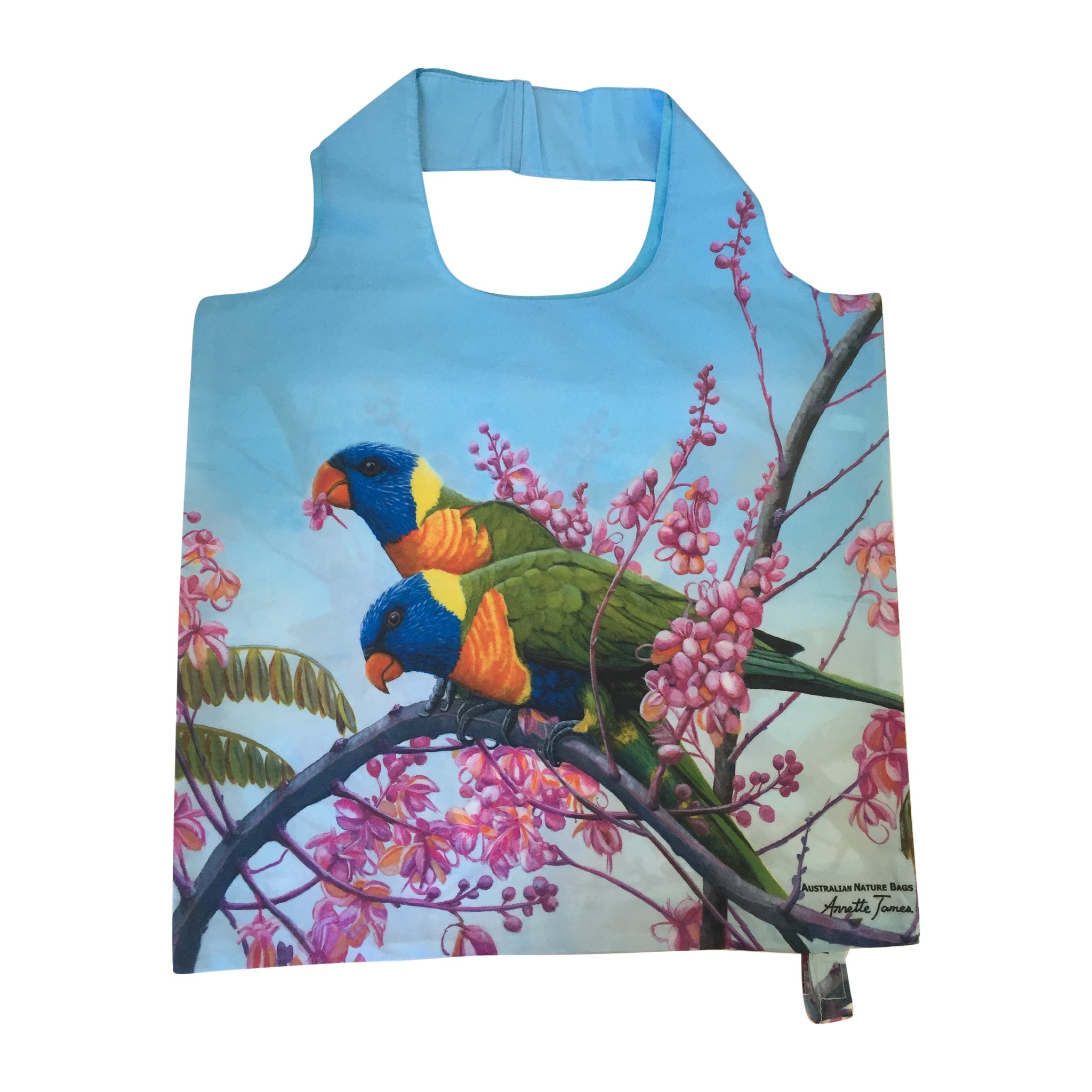 Rainbow Lorikeet Foldable Tote